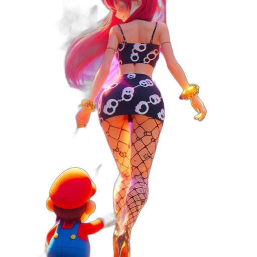 dress, concept art, pixel art, 3d render transparent PNG cut-out