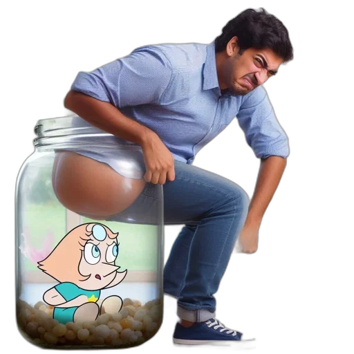 bottle, food, creature, animal transparent PNG cut-out