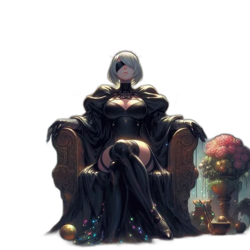 crown, dress, robot, furniture transparent PNG cut-out