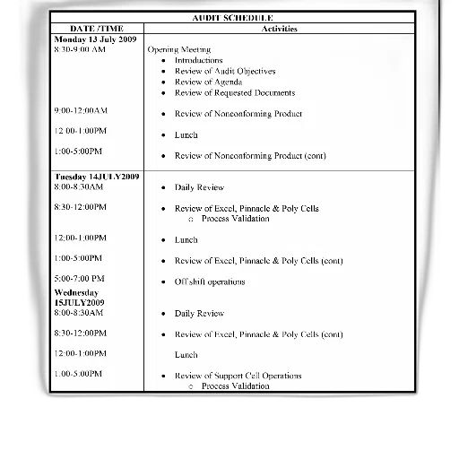 audit, schedule, dates, monday transparent PNG cut-out