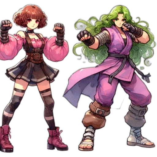 concept art, pixel art, watercolor, cyberpunk transparent PNG cut-out
