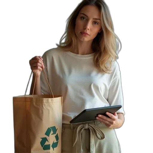 jacket, staff, dress, earth tones transparent PNG cut-out