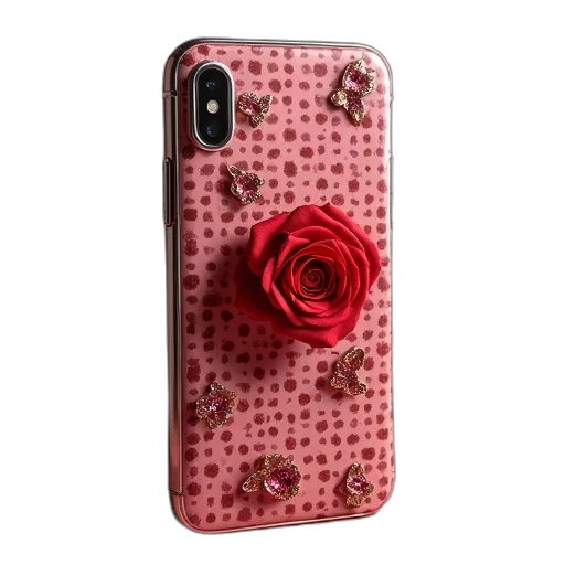 jewelry, flower, rose, polka transparent PNG cut-out