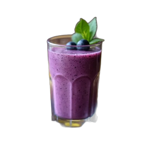 food, photorealistic, blueberry, banana transparent PNG cut-out