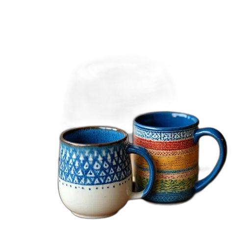 3d render, photorealistic, blue, rustic transparent PNG cut-out