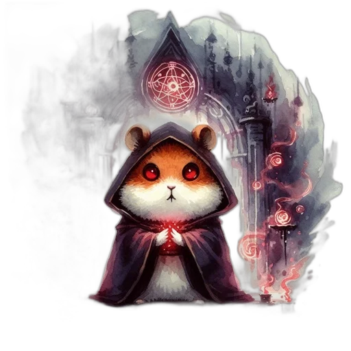creature, staff, concept art, fantasy art transparent PNG cut-out