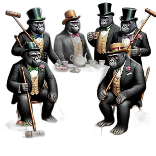 concept art, 3d render, dark, anthropomorphic transparent PNG cut-out