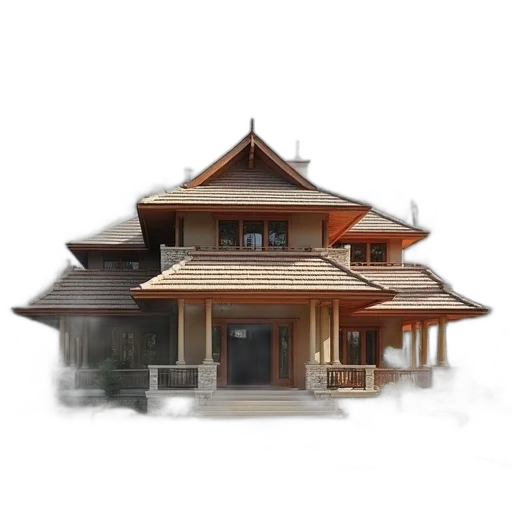 building, furniture, concept art, photorealistic transparent PNG cut-out