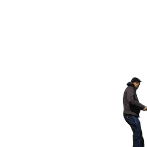 jacket, staff, robot, weapon transparent PNG cut-out