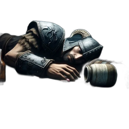 weapon, mask, sword, shoes transparent PNG cut-out