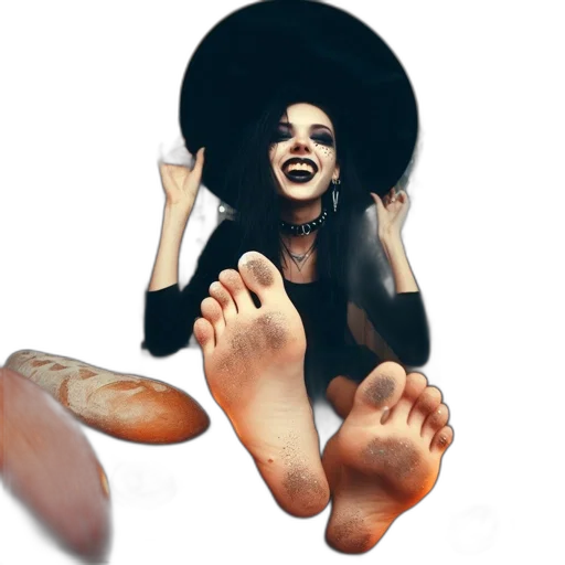 shoes, hat, mask, hair transparent PNG cut-out
