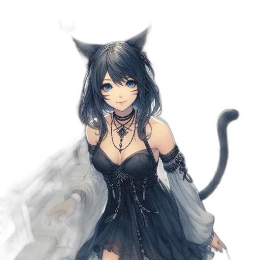 dress, staff, animal, mask transparent PNG cut-out