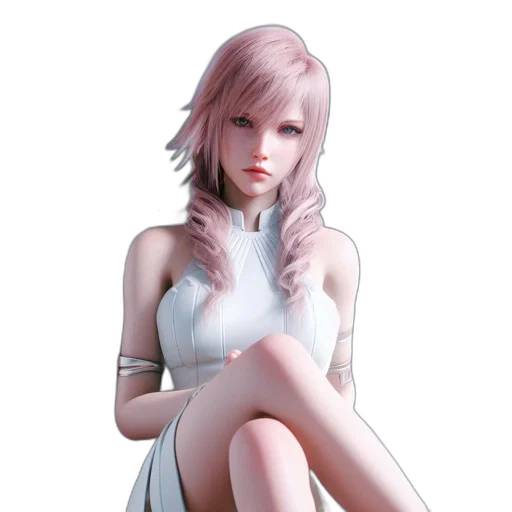 dress, robot, face, concept art transparent PNG cut-out