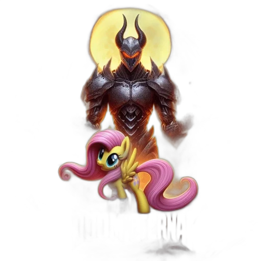 creature, concept art, fantasy art, pixel art transparent PNG cut-out