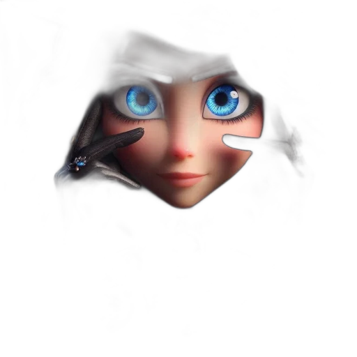 face, mask, robot, creature transparent PNG cut-out