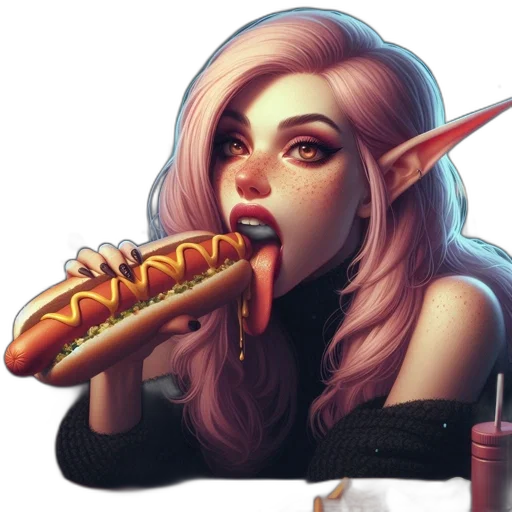 staff, food, weapon, fantasy art transparent PNG cut-out