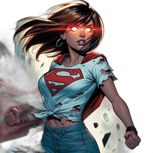 comic book art, concept art, character, red transparent PNG cut-out