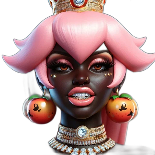 crown, face, jewelry, concept art transparent PNG cut-out