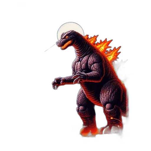 dragon, creature, animal, staff transparent PNG cut-out