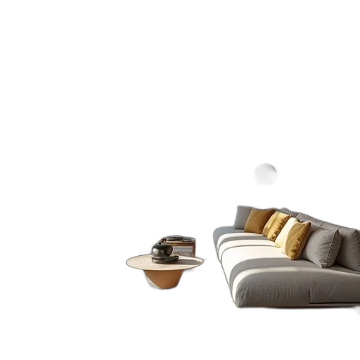 furniture, 3d render, photorealistic, concept art transparent PNG cut-out