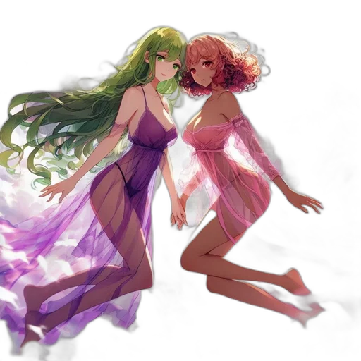 dress, concept art, watercolor, pixel art transparent PNG cut-out