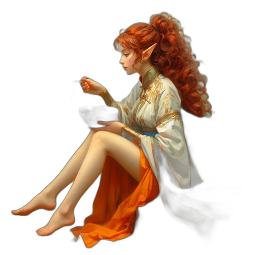 dress, fantasy art, concept art, pixel art transparent PNG cut-out