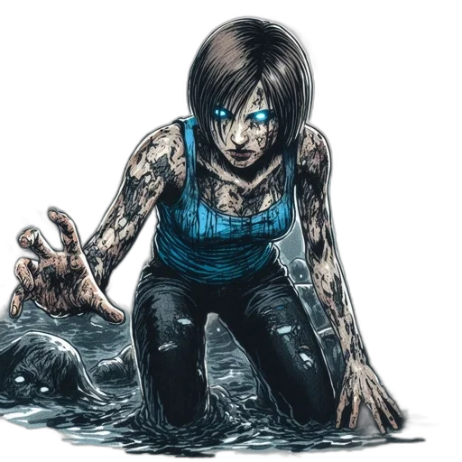 creature, comic book art, concept art, fantasy art transparent PNG cut-out