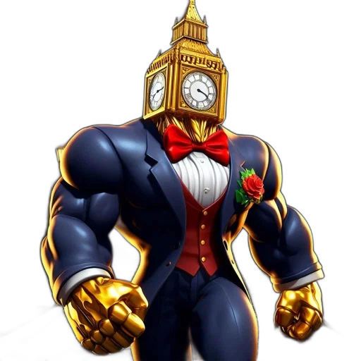 crown, mask, robot, staff transparent PNG cut-out