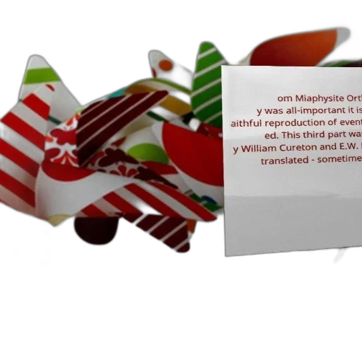 3d render, colorful, pinwheel, red transparent PNG cut-out
