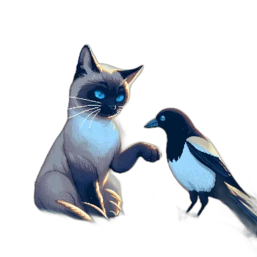 concept art, fantasy art, watercolor, pixel art transparent PNG cut-out
