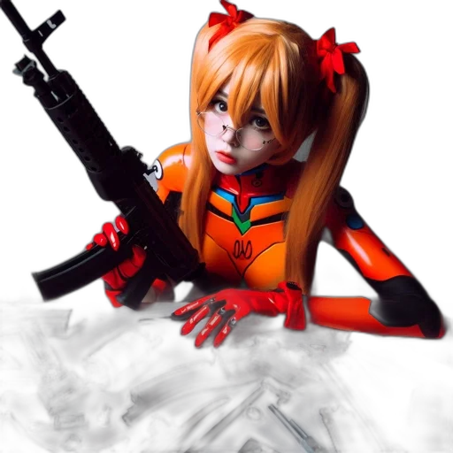weapon, staff, animal, robot transparent PNG cut-out