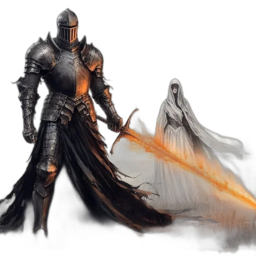 sword, weapon, dragon, concept art transparent PNG cut-out
