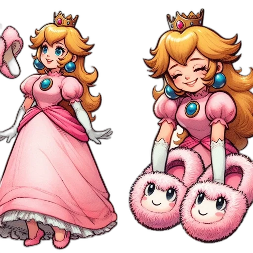 crown, dress, concept art, pixel art transparent PNG cut-out