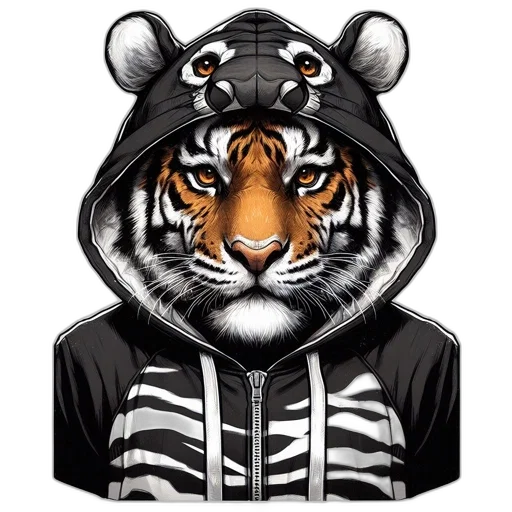 animal, jacket, mask, concept art transparent PNG cut-out