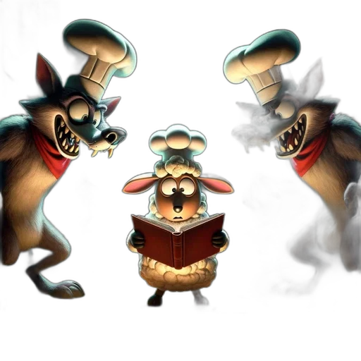 hat, staff, mask, creature transparent PNG cut-out
