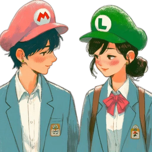 hat, watercolor, anime, pixel art transparent PNG cut-out