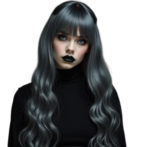 hair, face, photorealistic, fantasy art transparent PNG cut-out