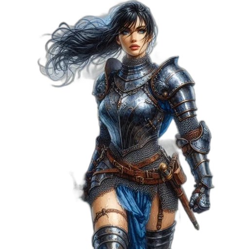 sword, fantasy art, concept art, comic book art transparent PNG cut-out