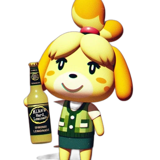bottle, staff, animal, dress transparent PNG cut-out