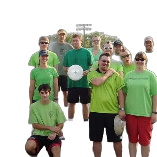 staff, group, people, wearing transparent PNG cut-out