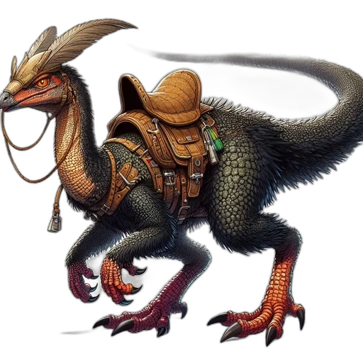 dragon, creature, animal, staff transparent PNG cut-out