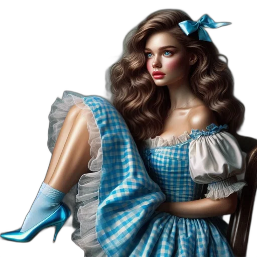dress, photorealistic, fantasy art, concept art transparent PNG cut-out