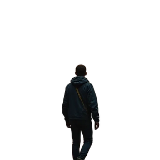 jacket, staff, robot, umbrella transparent PNG cut-out