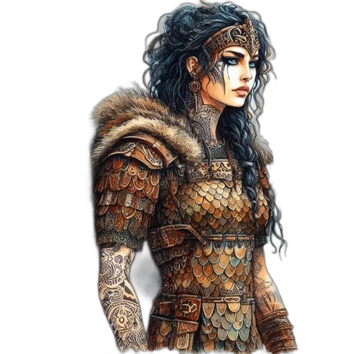 dress, sword, fantasy art, concept art transparent PNG cut-out