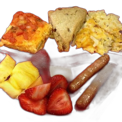 food, red, plate, variety transparent PNG cut-out