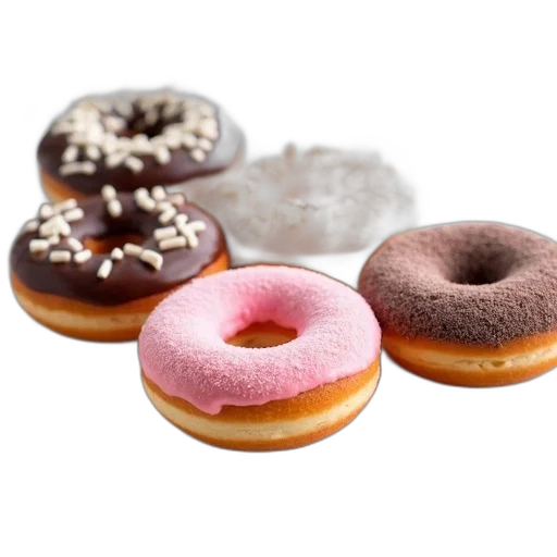 food, jewelry, 3d render, photorealistic transparent PNG cut-out