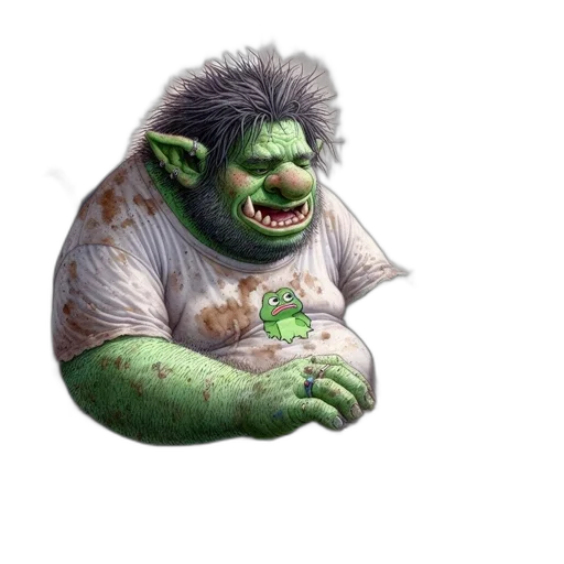 creature, animal, staff, face transparent PNG cut-out