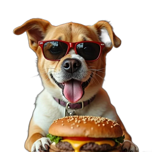food, animal, photorealistic, 3d render transparent PNG cut-out
