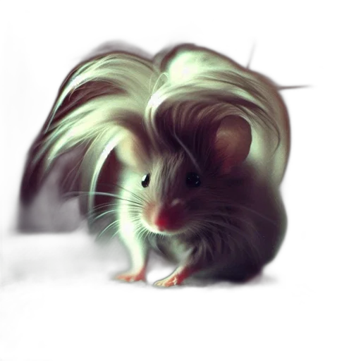 animal, hair, creature, photorealistic transparent PNG cut-out