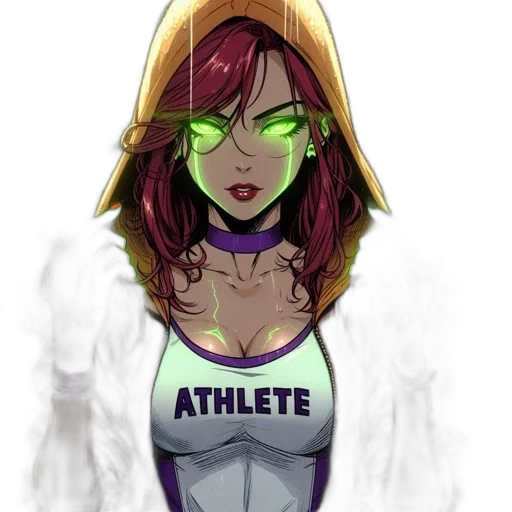 jacket, comic book art, concept art, fantasy art transparent PNG cut-out
